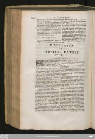 [III.] Disputatio De Persona Patris Et Filii.