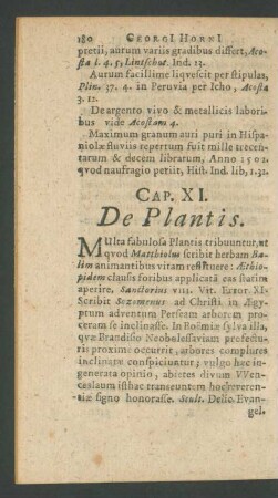 Caput XI. De Plantis.
