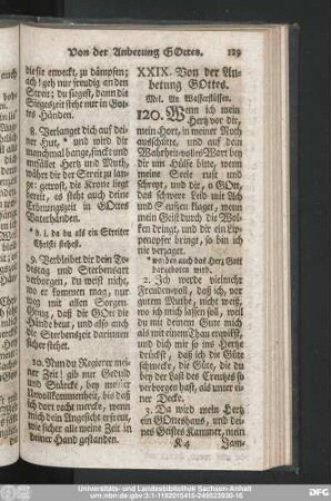 XXIX. Von der Anbetung Gottes.