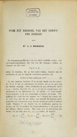 Nieuw archief voor wiskunde. 6. 1880