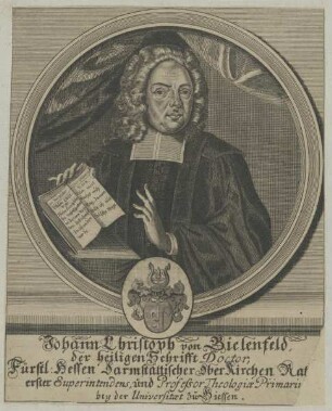 Bildnis des Johann Christoph Bielenfeld