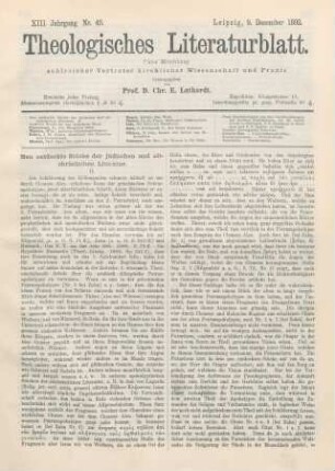 575-578 Neu entdeckte Stücke der jüdischen und altchristlichen Literatur