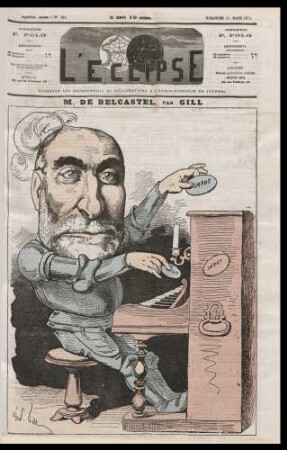 M. de Belcastel, par Gill