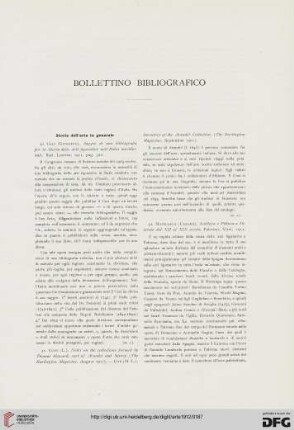 Bollettino bibliografico