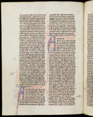 Fleuronnée-Initialen A, gespalten