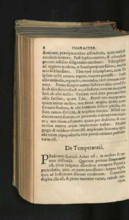 De Temperantia.