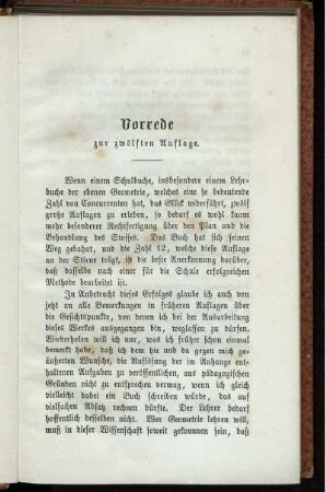 Vorrede zur zwölften Auflage.