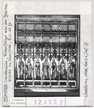 Münster, Landesmuseum: Altarflügel aus der Jesuitenkirche in Coesfeld