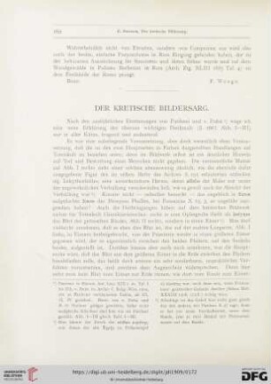 Der kretische Bildersarg