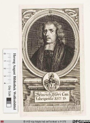 Bildnis Henry More (lat. Henricus Morus)