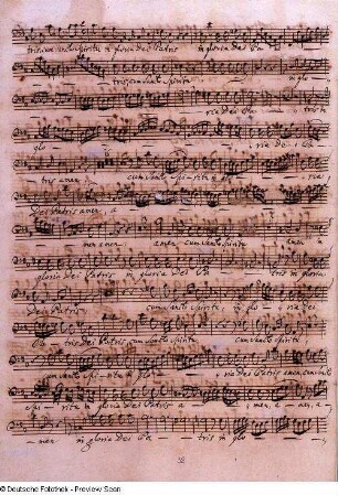 Stimmensatz: Cum Sancto Spiritu (T. 9-118), Baß/Chor