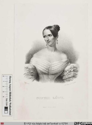 Bildnis Johanna Sophie Löwe (verehel. Fürstin zu Liechtenstein)