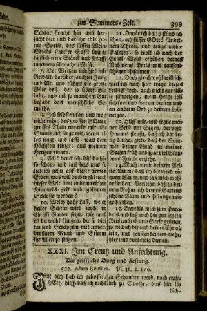 XXXI. Im Creutz und Anfechtung.