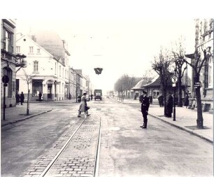 Paulinenstraße Kreuzung Bismarkstraße. Detmold. Stadtarchiv Detmold