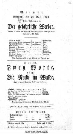 Der gefährliche Werber