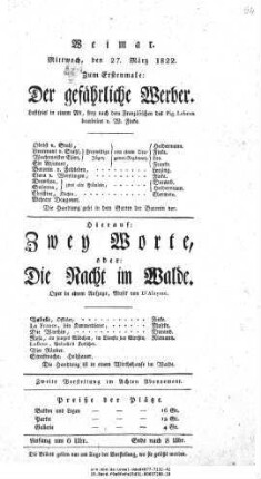 Der gefährliche Werber