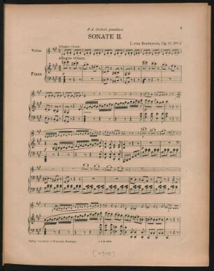 No. 2: Sonate II : op. 12, No. 2