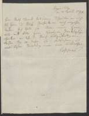 Brief von Johann Jacob Kohlhaas an Regensburgische Botanische Gesellschaft