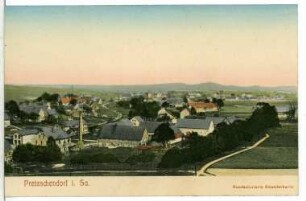 Pretzschendorf. Blick auf Pretzschendorf