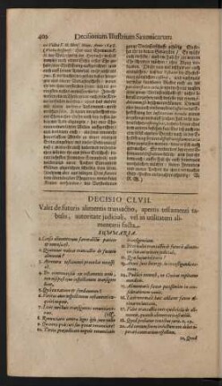 Decisio CLVII.