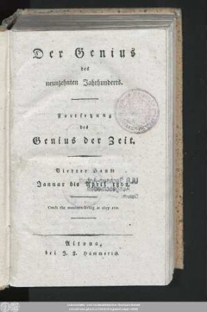 4.1802: Der Genius des neunzehnten Jahrhunderts