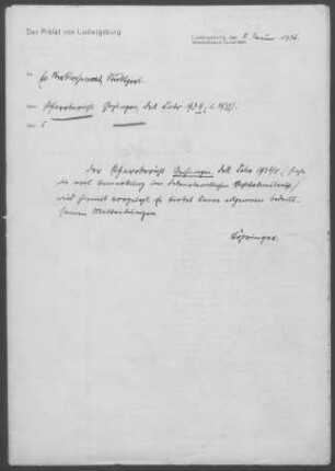 Gechingen: Pfarrbericht 1934/35