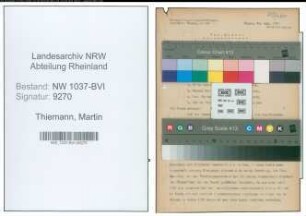 Entnazifizierung Martin Thiemann , geb. 18.05.1902 (Angestellter)