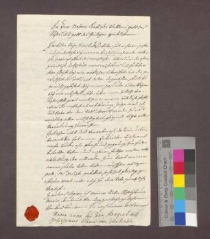 Testament der Maria Anna von Roggenbach geb. Blarer von Wartensee.