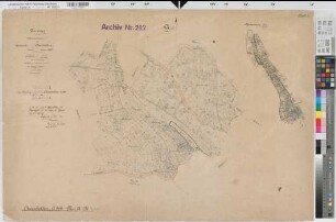 Oberschelden (Siegen), Umlegung Oberschelden, Bl.1 Urkarte 1 Flur A