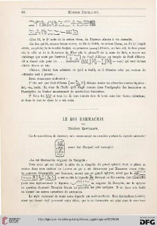 10: Le roi Harmachis