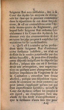 Objets De Remontrances, Arrêtés Par La Cour Des Aydes De Paris : [Du Vendredi 8 Mai 1761]