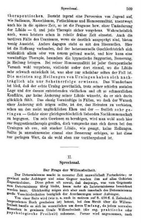 509-514, II. Sprechsaal