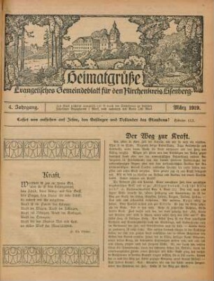 4.1919: Heimatgrüße