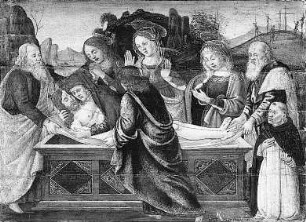 Die Beweinung Christi mit einem knienden Dominikaner als Stifter