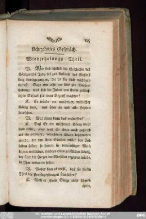 Achtzehntes Gespräch.