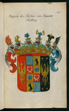 143, Wappen der Fürsten von Kaunitz Rietberg