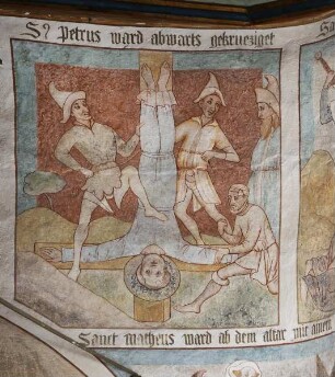 Apostel und Heilige — Apostelmartyrien — Kreuzigung Petri