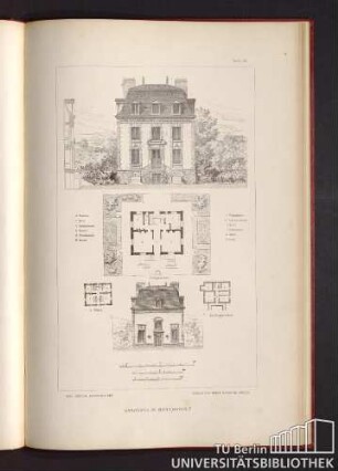 Tafel 29. Landhaus in Montjavoult