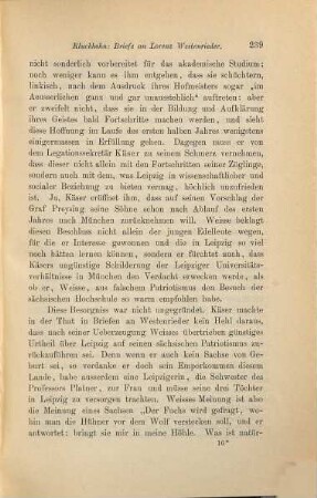 Briefe von Christian Felix Weisse und Friedrich Jacobi an Lorenz Westenrieder aus den Jahren 1781 - 1783
