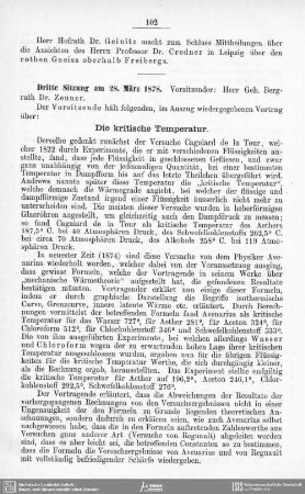 Die kritische Temperatur