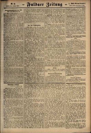 Dritte Ausgabe vom Samstag, den 06. Februar 1915.