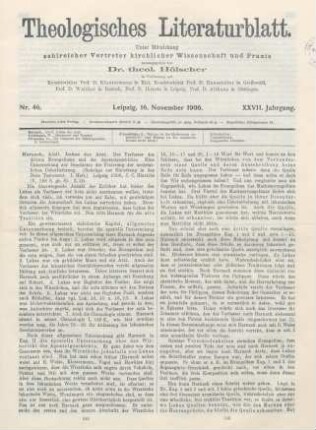 545-547 [Rezension] Harnack, Adolf von, Lukas der Arzt