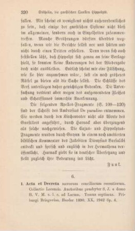 320-323 [Rezension] Acta et decreta sacrorum conciliorum recentiorum