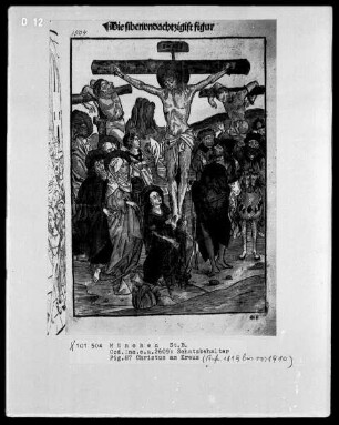 Schatzbehälter oder Schrein der waren reichtümer des heils und ewyger seligkeit genannt — Fig. 87, Christus am Kreuz