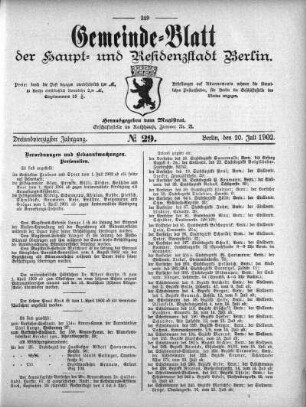 1902,29: No. 29, 20. Juli 1902
