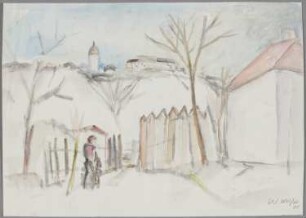 Neuenburg von Zscheiplitz aus (Winter)
