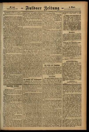 Zweite Ausgabe vom Samstag, den 23. Juni 1917.