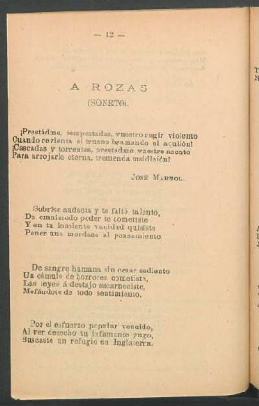 A rozas : (Soneto).