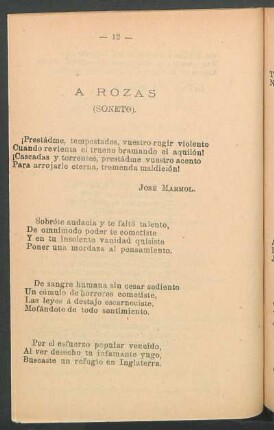 A rozas : (Soneto).