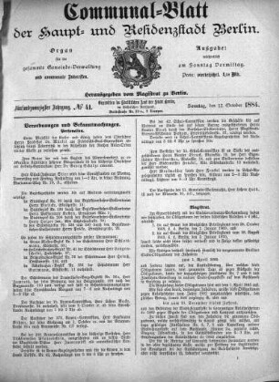 1884,41: No. 41, 12. Oktober 1884